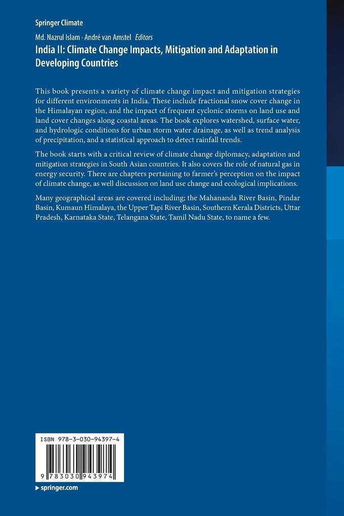 Weitere Ansicht: India II: Climate Change Impacts, Mitigation and Adaptation in Developing Countries