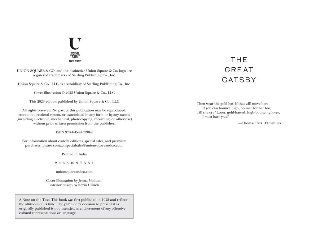 Weitere Ansicht: The Great Gatsby (Special Edition) | F. Scott Fitzgerald