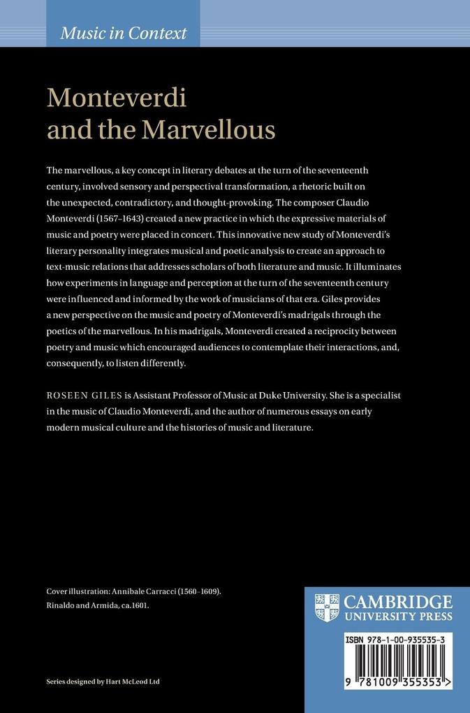 Weitere Ansicht: Monteverdi and the Marvellous | Roseen Giles