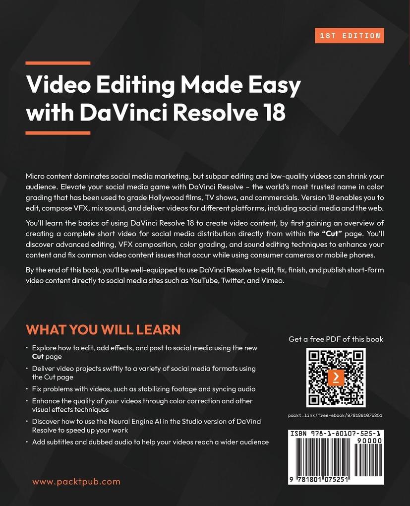Weitere Ansicht: Video Editing Made Easy with DaVinci Resolve 18 | Lance Phillips