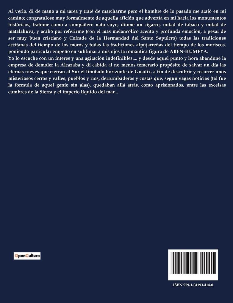 Weitere Ansicht: LA ALPUJARRA: | Pedro Antonio De Alarcon