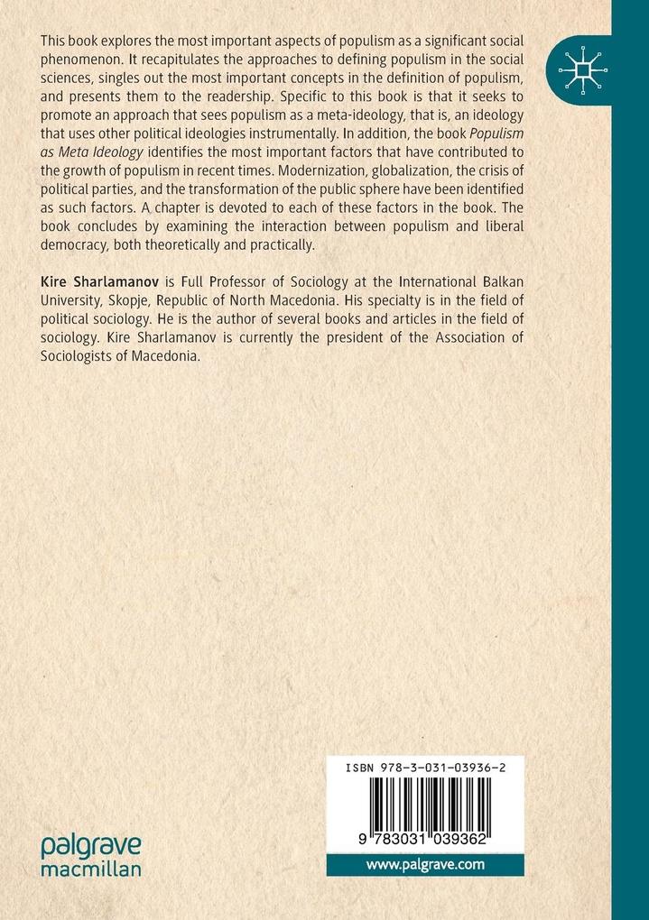 Weitere Ansicht: Populism as Meta Ideology | Kire Sharlamanov