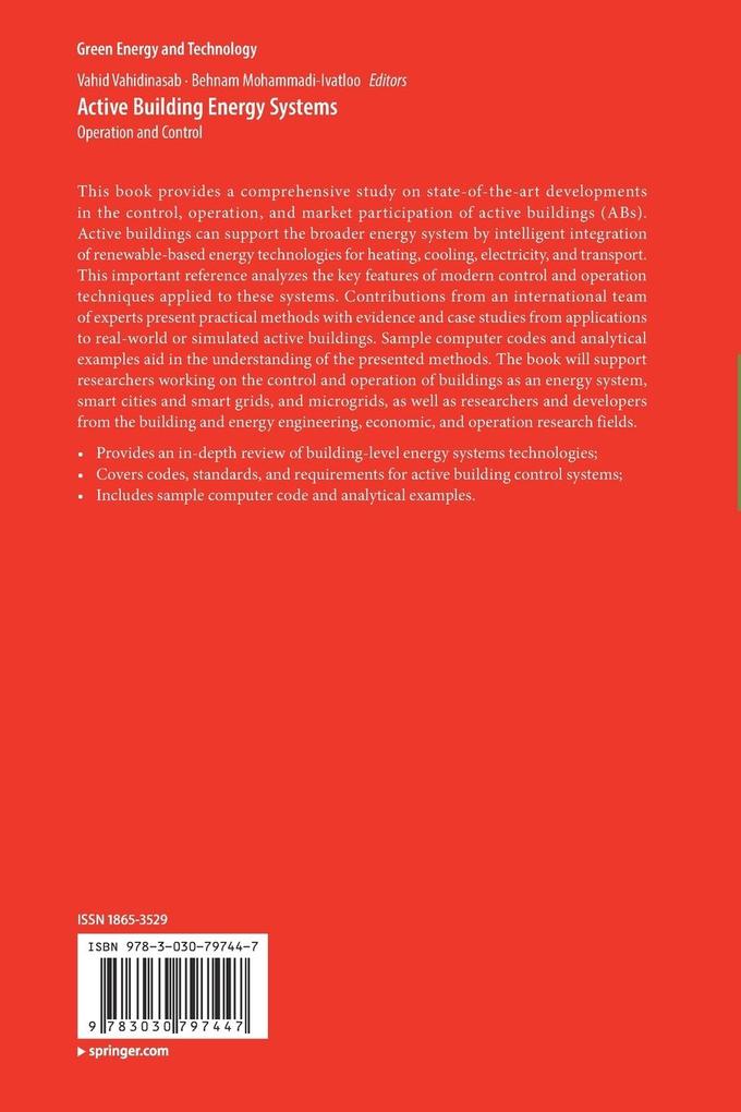 Weitere Ansicht: Active Building Energy Systems