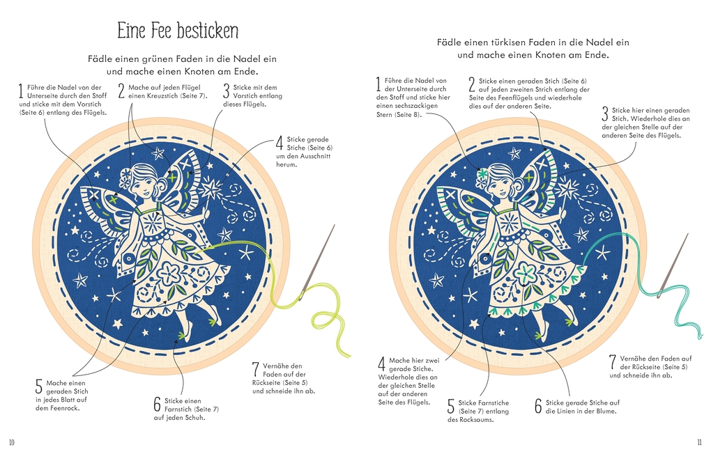 Weitere Ansicht: Alles drin! Mein erstes Stickset: Feenzauber | Lara Bryan