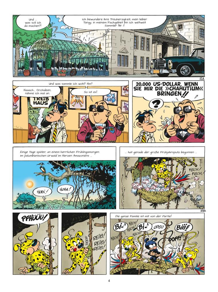 Weitere Ansicht: Marsupilami 33: Die Orchidee der Chahutas | André Franquin, Dugomier