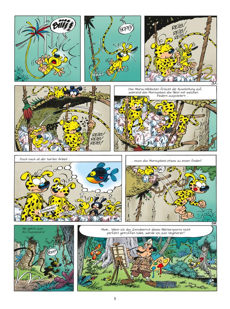 Weitere Ansicht: Marsupilami 33: Die Orchidee der Chahutas | André Franquin, Dugomier