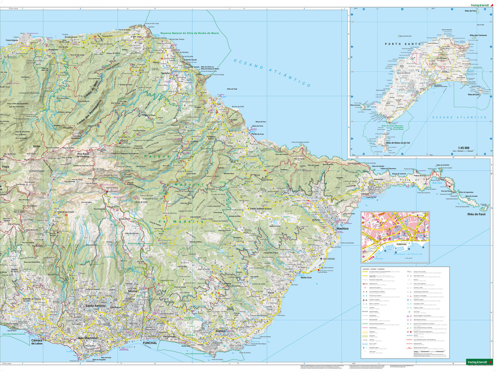 Weitere Ansicht: Madeira, Wander- und Freizeitkarte 1:30.000, freytag & berndt