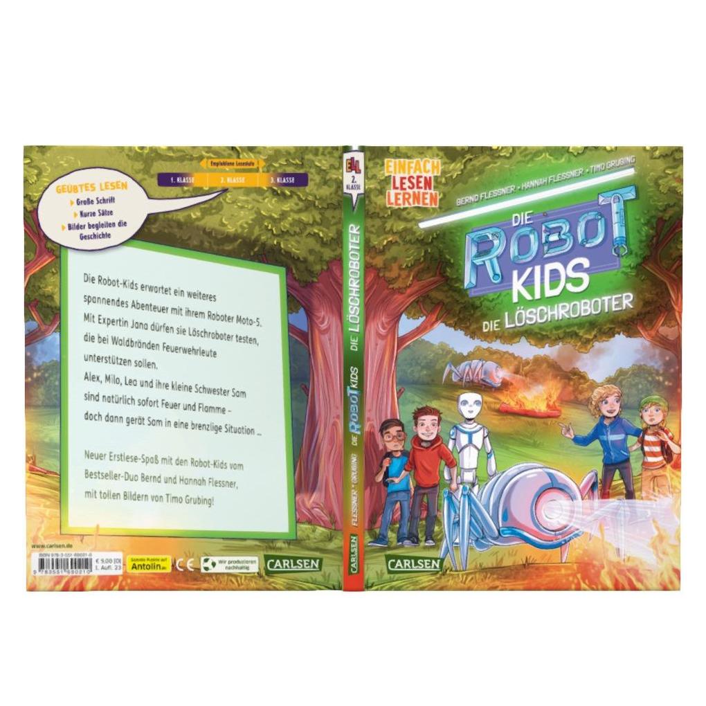 Weitere Ansicht: Die Robot-Kids: Die Löschroboter | Bernd Flessner, Hannah Flessner