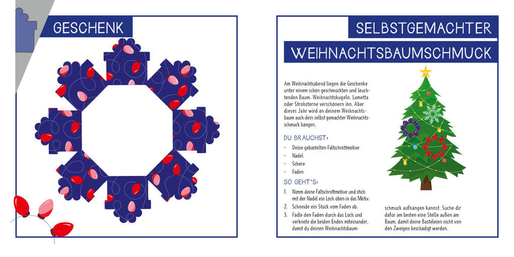 Weitere Ansicht: Bastelblock: Falten, Schneiden, fertig! Weihnachten | Ina Mielkau