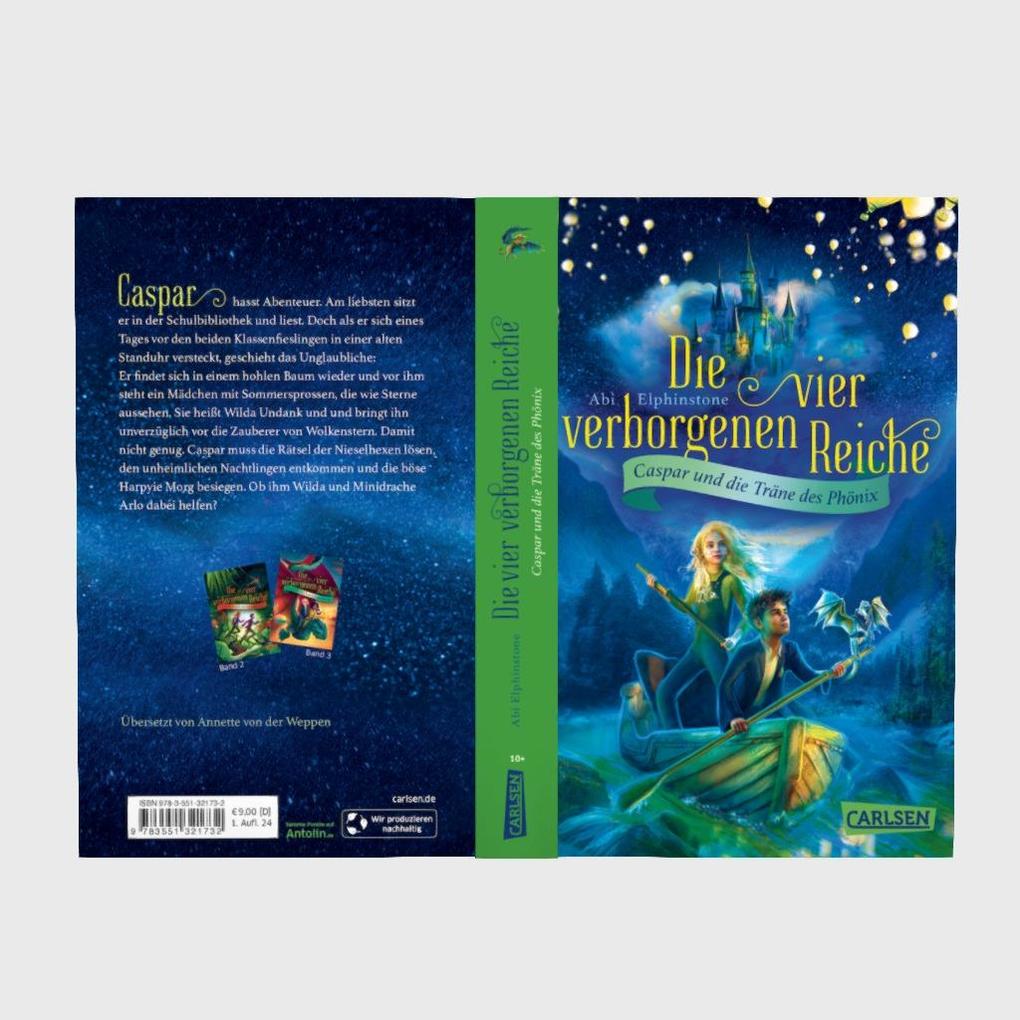 Weitere Ansicht: Die vier verborgenen Reiche 1: Caspar und die Träne des Phönix | Abi Elphinstone