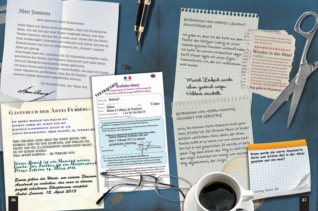 Weitere Ansicht: Detective Games - Löse die Fälle! | Pascal Guichard, Michèle Lecreux, Clémence Roux de Luze, Gilles Saint-Martin