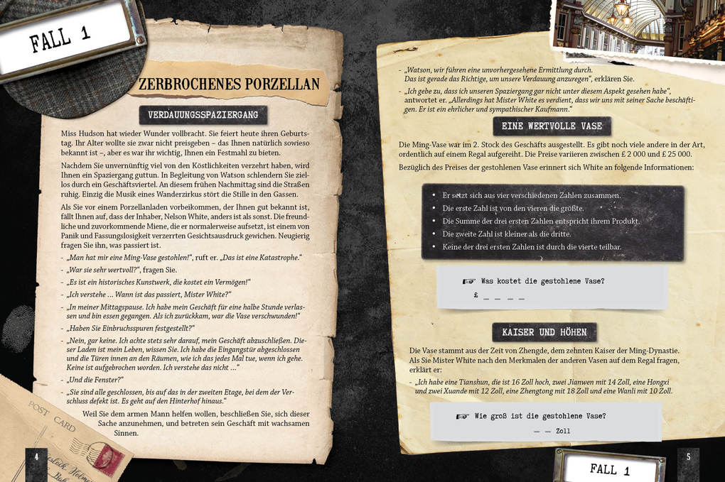 Weitere Ansicht: Detective Games - Löse die Fälle! | Pascal Guichard, Michèle Lecreux, Clémence Roux de Luze, Gilles Saint-Martin