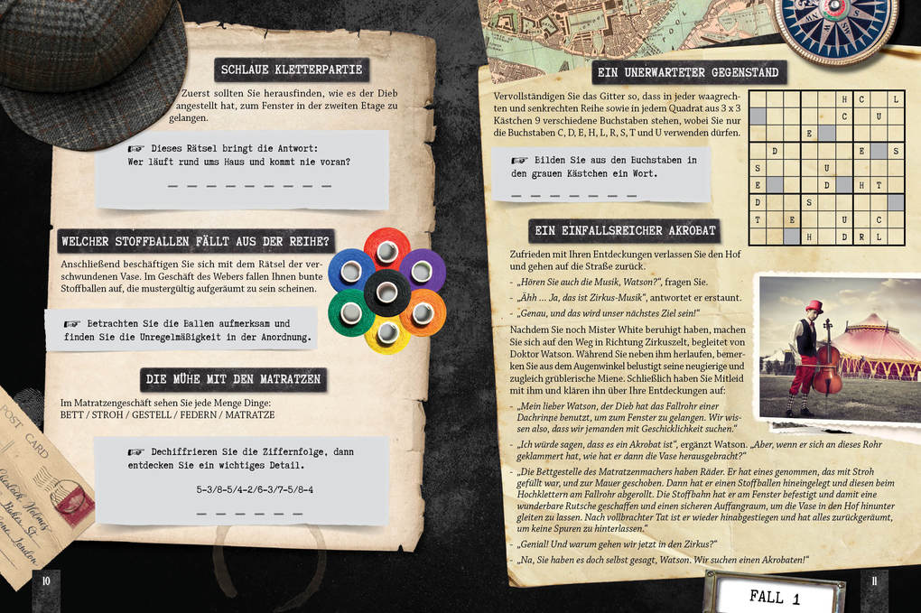 Weitere Ansicht: Detective Games - Löse die Fälle! | Pascal Guichard, Michèle Lecreux, Clémence Roux de Luze, Gilles Saint-Martin