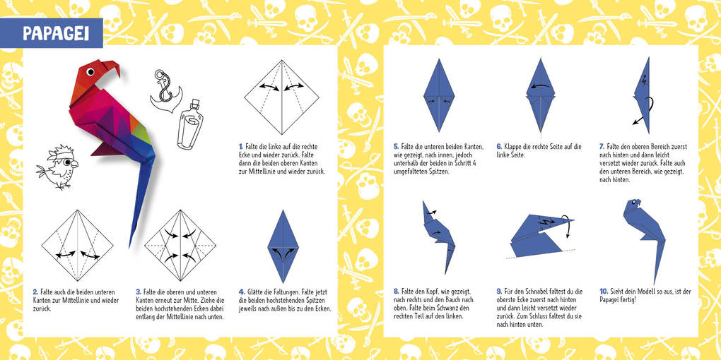 Weitere Ansicht: 88 x Origami Kids - Wilde Piraten | Thade Precht