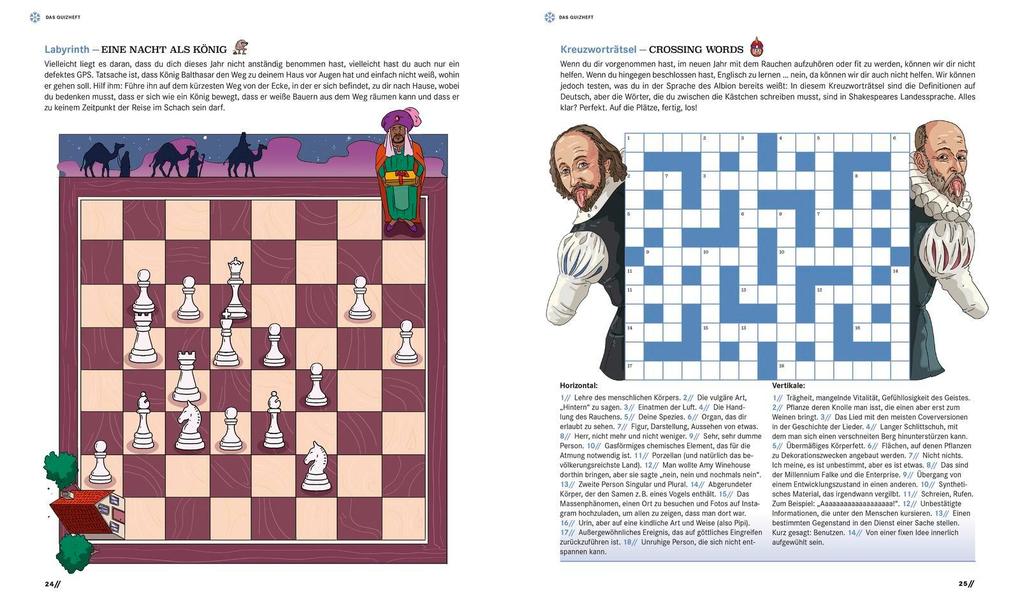 Weitere Ansicht: Das Quizheft - Winteredition | Daniel López Valle, Dario Falcini