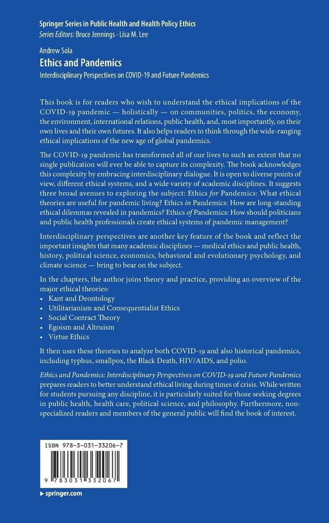 Weitere Ansicht: Ethics and Pandemics | Andrew Sola