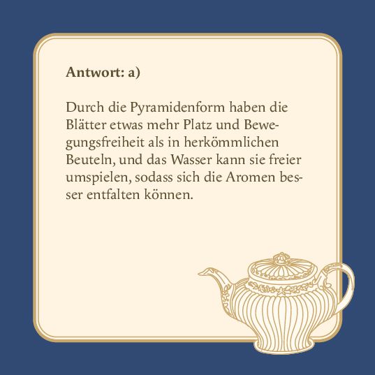 Weitere Ansicht: Das Tee-Quiz | Sigrun Arenz