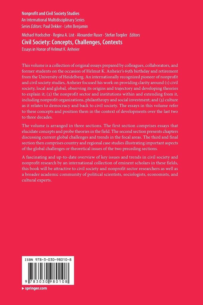 Weitere Ansicht: Civil Society: Concepts, Challenges, Contexts