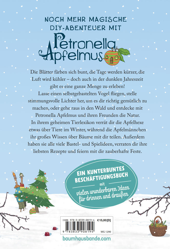 Weitere Ansicht: Basteln & Spielen mit Petronella Apfelmus - 99 zauberhafte Ideen für Herbst und Winter | Sabine Städing