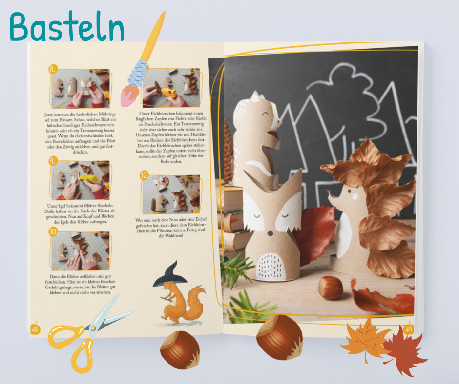 Weitere Ansicht: Basteln & Spielen mit Petronella Apfelmus - 99 zauberhafte Ideen für Herbst und Winter | Sabine Städing