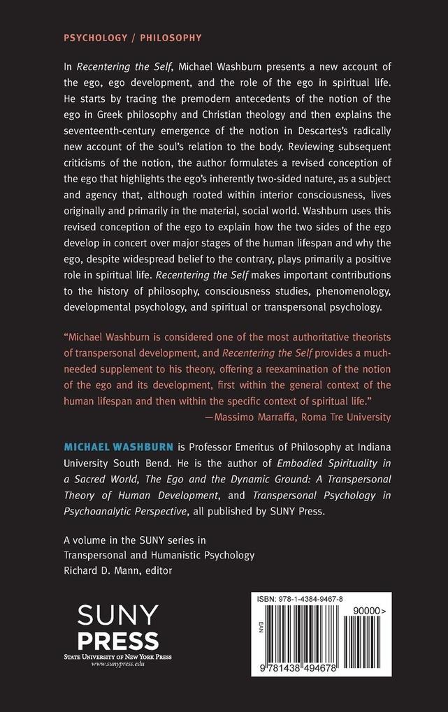 Weitere Ansicht: Recentering the Self | Michael Washburn