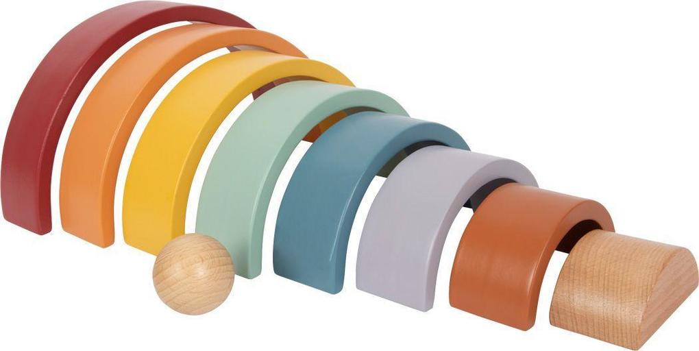 Weitere Ansicht: Holzbausteine Regenbogen "Safari"