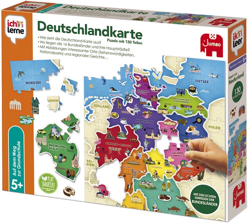 Weitere Ansicht: Ich lerne Deutschlandkarte