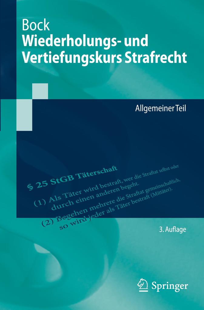 Produktbild: Wiederholungs- und Vertiefungskurs Strafrecht | Dennis Bock