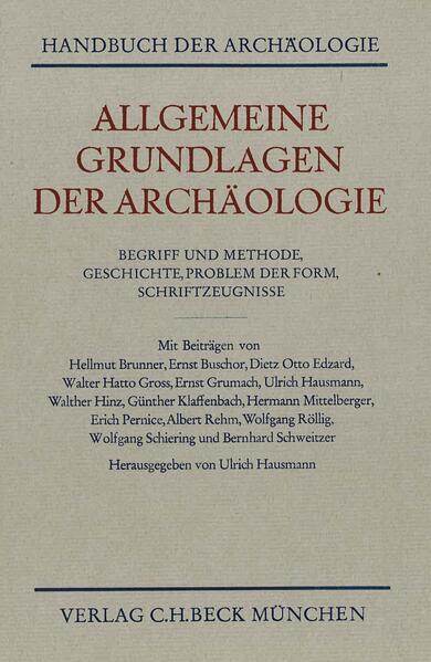 Produktbild: Allgemeine Grundlagen der Archäologie