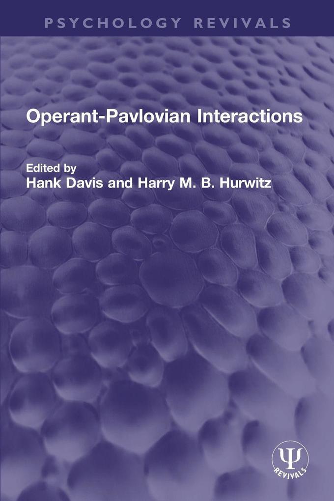 Produktbild: Operant-Pavlovian Interactions