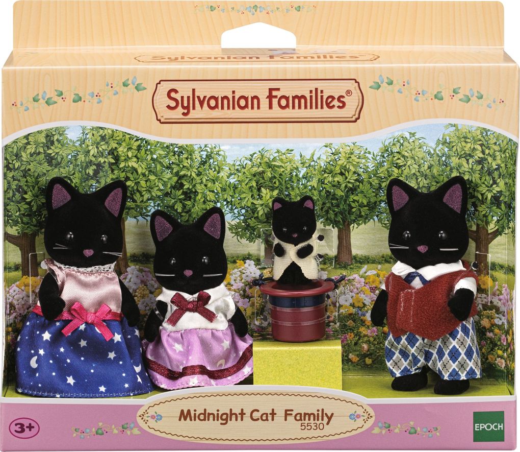 Produktbild: Sylvanian Families - Schwarze Katzen Familie