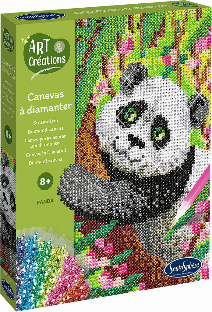 Produktbild: SentoSphere - Strasssteinbild Panda