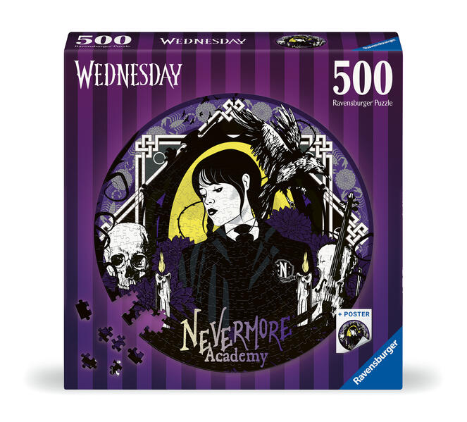 Produktbild: 500 Teile - Wednesday - Nevermore Academy