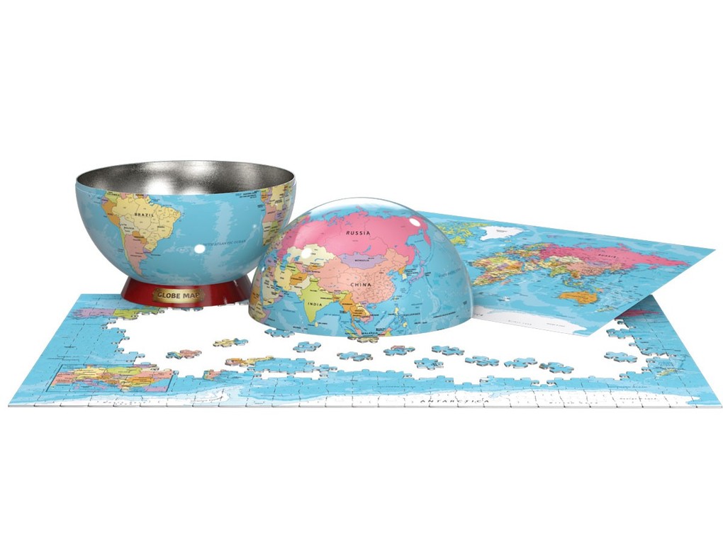 Weitere Ansicht: Map of the World Tin