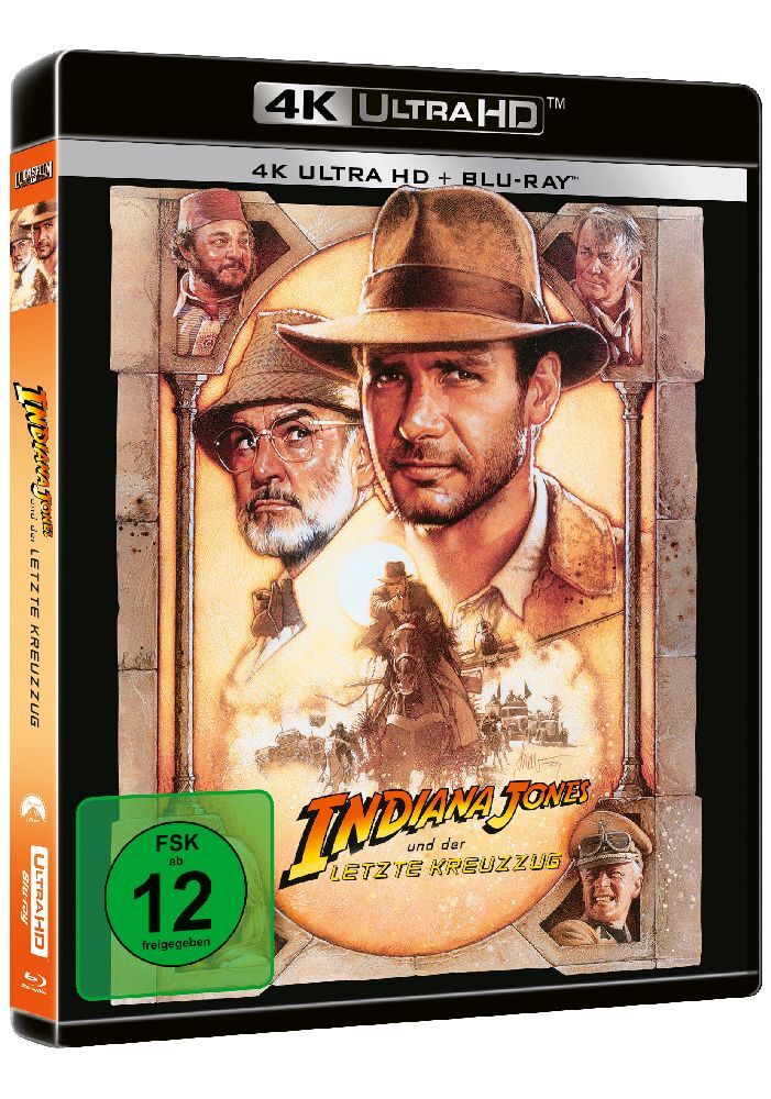 Weitere Ansicht: Indiana Jones und der letzte Kreuzzug, 1 4K UHD-Blu-ray + 1 Blu-ray