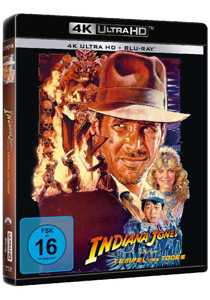 Weitere Ansicht: Indiana Jones und der Tempel des Todes, 1 4K UHD-Blu-ray + 1 Blu-ray