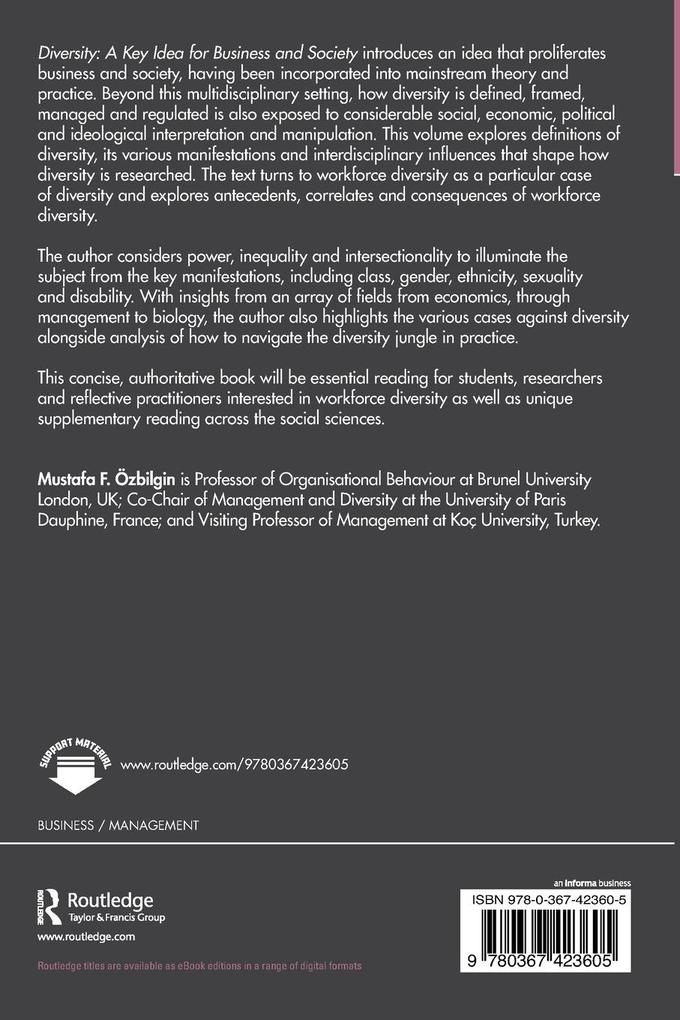 Weitere Ansicht: Diversity | Mustafa F. Ozbilgin, Mustafa F. Özbilgin