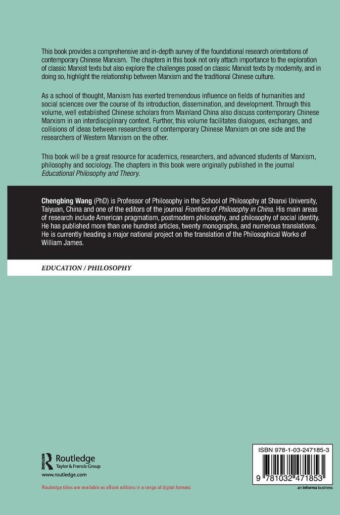 Weitere Ansicht: Contemporary Chinese Marxism