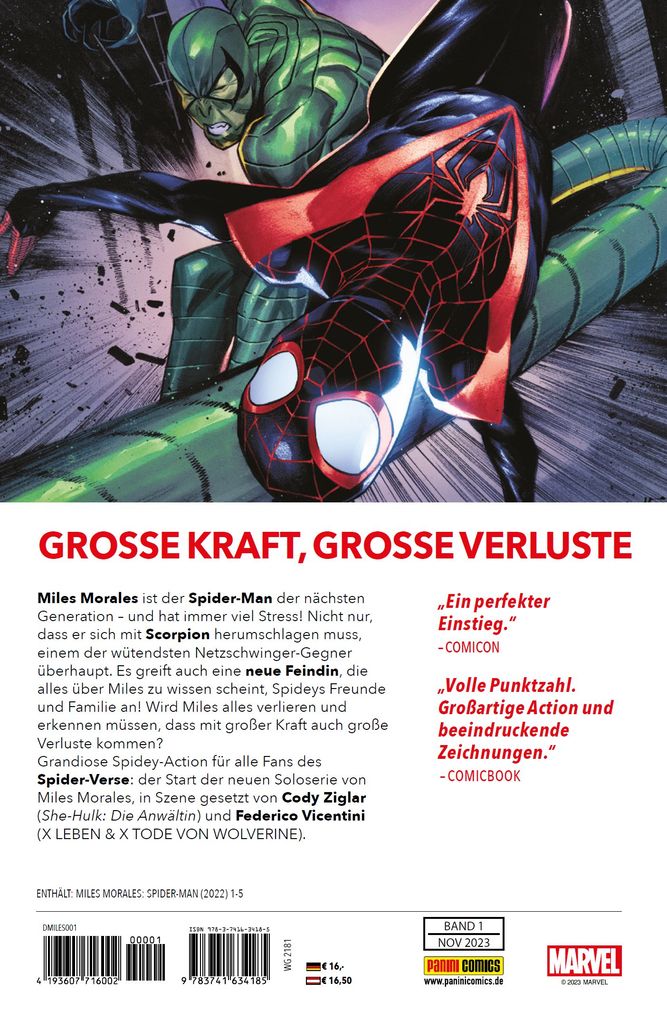 Weitere Ansicht: Miles Morales: Spider-Man - Neustart (2. Serie) | Cody Ziglar, Federico Vicentini