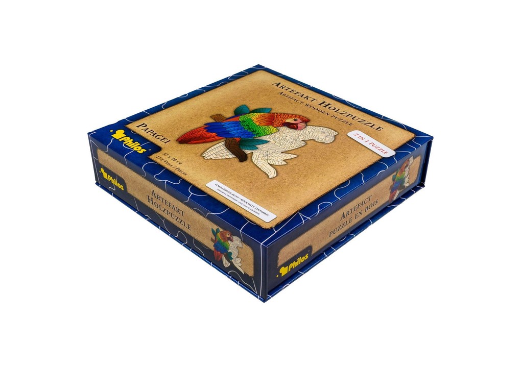 Weitere Ansicht: Philos 9082 - Artefakt Holzpuzzle 2in1 Papagei