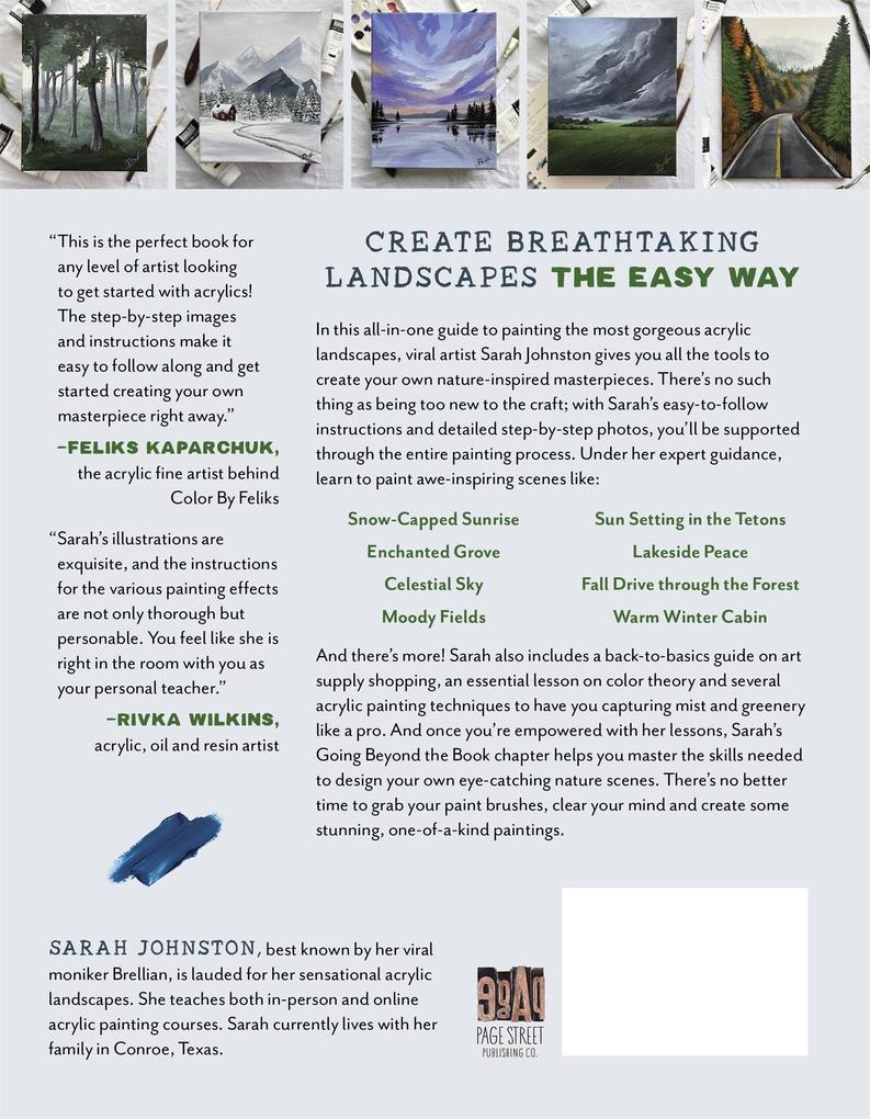 Weitere Ansicht: Acrylic Landscapes for Beginners | Sarah Johnston