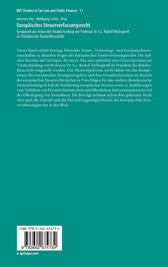 Weitere Ansicht: Europäisches Steuerverfassungsrecht