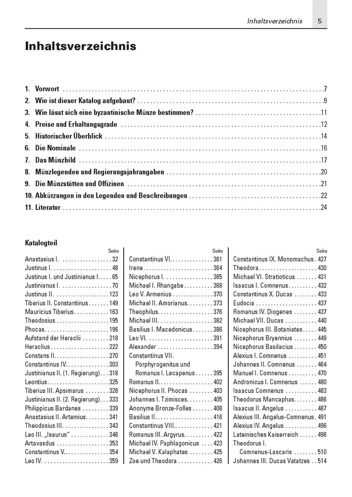 Weitere Ansicht: Die Münzen des Byzantinischen Reiches 491-1453 | Andreas Urs Sommer