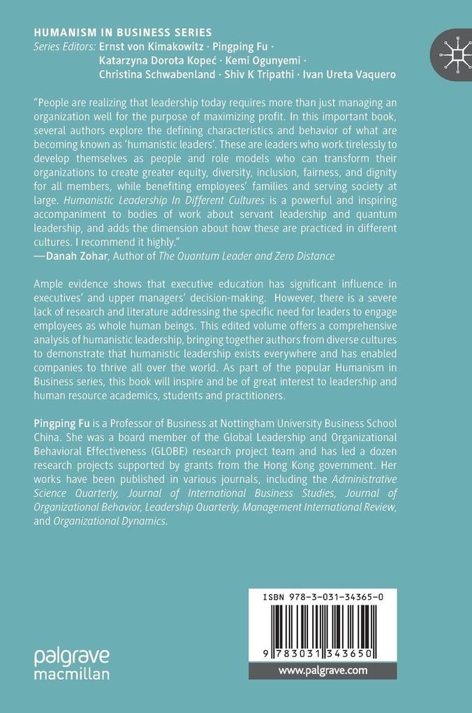 Weitere Ansicht: Humanistic Leadership Practices