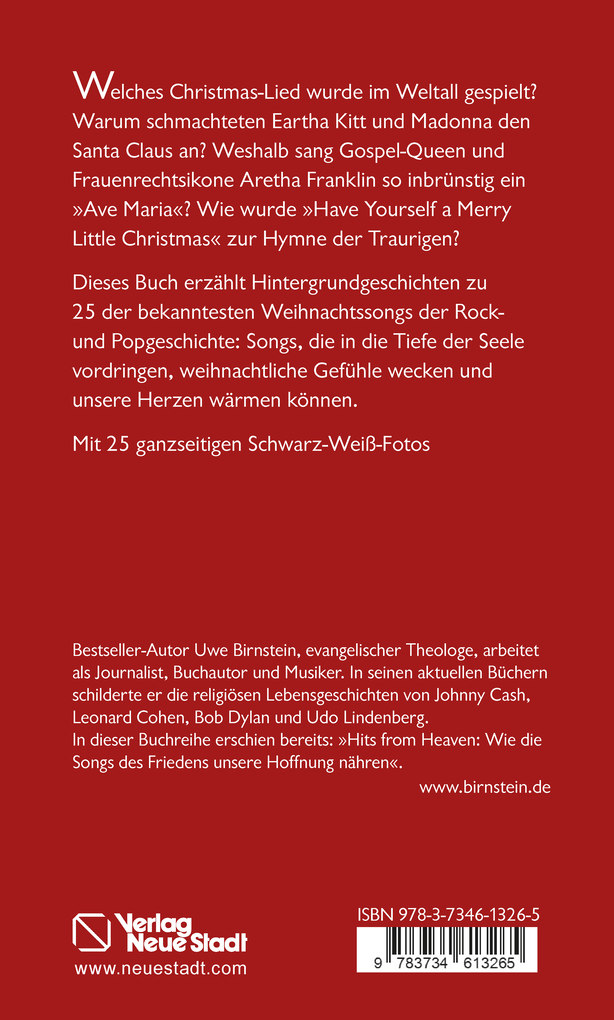 Weitere Ansicht: Hits from Heaven: CHRISTMAS-SONGS, die unser Herz erwärmen | Uwe Birnstein