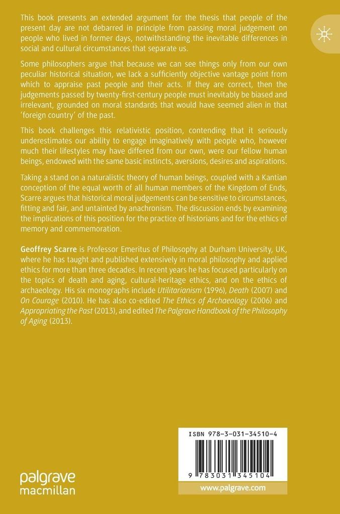 Weitere Ansicht: Judging the Past | Geoffrey Scarre