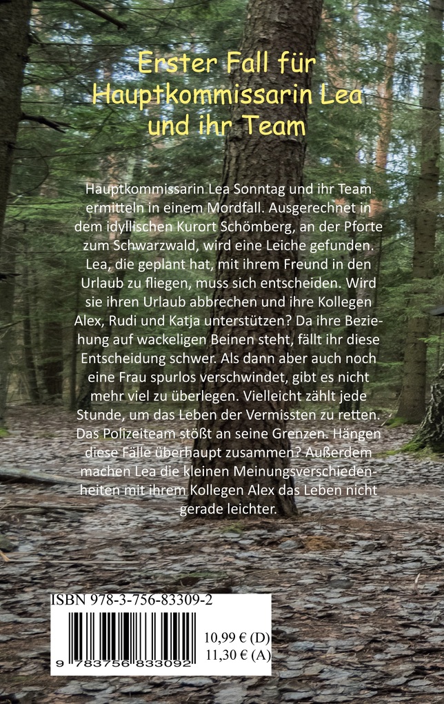 Weitere Ansicht: Das Schweigen im Schwarzwald | Manuela Kusterer