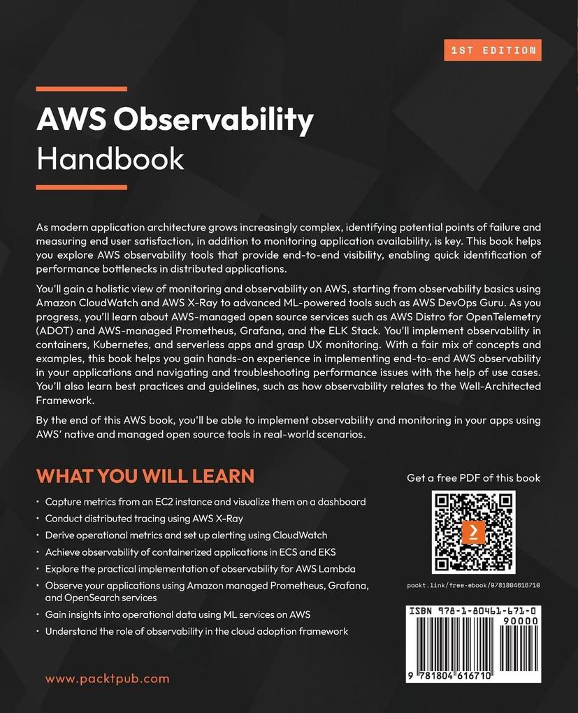 Weitere Ansicht: AWS Observability Handbook | Phani Kumar Lingamallu, Fabio Braga de Oliveira