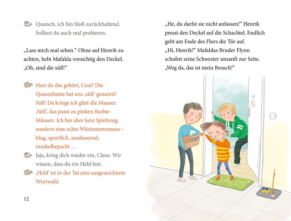 Weitere Ansicht: Mafalda mittendrin - Zwei Mäuse auf der Flucht | Katja Alves