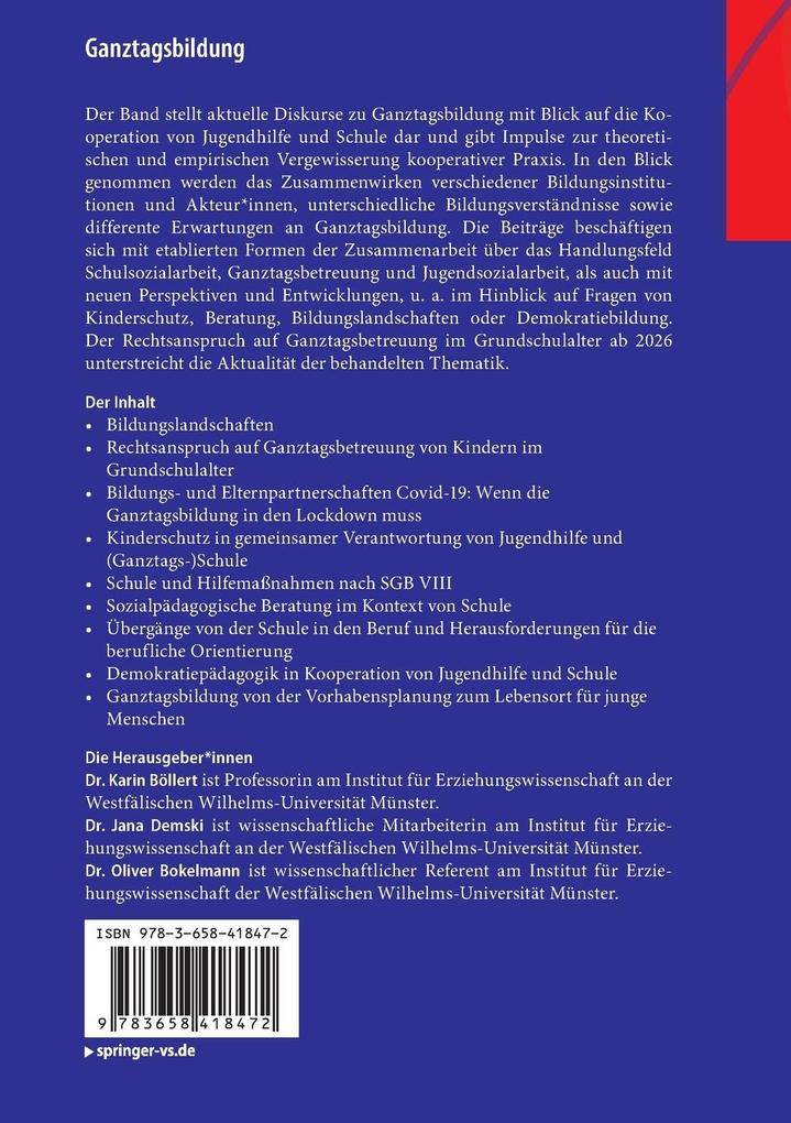 Weitere Ansicht: Ganztagsbildung